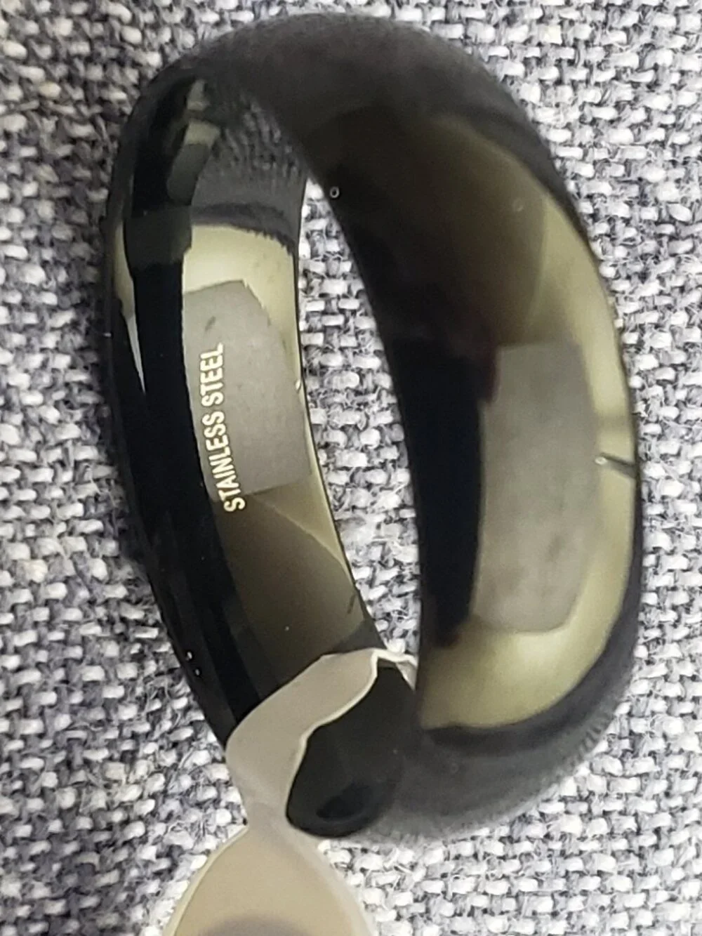 Black stainless steel ring in sizes 7, 8, 9, 10, 11, 12, 13, 15 NWT